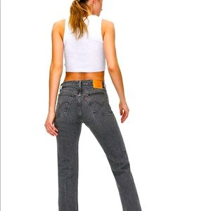 Levi’s Wedgie Straight Jean faded black size 24